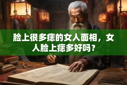 脸上很多痣的女人面相，女人脸上痣多好吗？