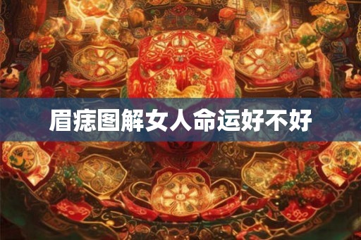 眉痣图解女人命运好不好 眉痣图解女人命运好不好