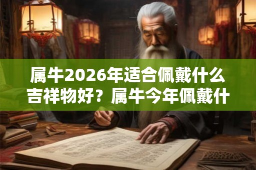 属牛2026年适合佩戴什么吉祥物好?属牛今年佩戴什么生肖好? 属牛2026年适合佩戴什么吉祥物好?属牛今年佩戴什么生肖好?