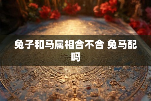 兔子和马属相合不合 兔马配吗
