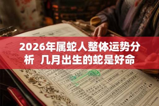 2026年属蛇人整体运势分析 几月出生的蛇是好命 2026年属蛇人整体运势分析 几月出生的蛇是好命