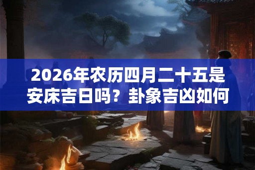2026年农历四月二十五是安床吉日吗?卦象吉凶如何? 2026年农历四月二十五是安床吉日吗?卦象吉凶如何?