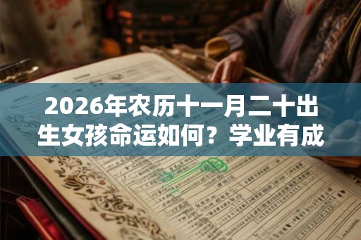 2026年农历十一月二十出生女孩命运如何？学业有成吗？