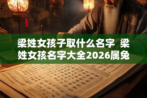 梁姓女孩子取什么名字  梁姓女孩名字大全2026属兔