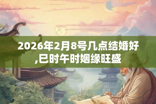2026年2月8号几点结婚好,巳时午时姻缘旺盛