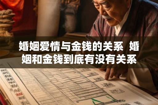婚姻爱情与金钱的关系  婚姻和金钱到底有没有关系