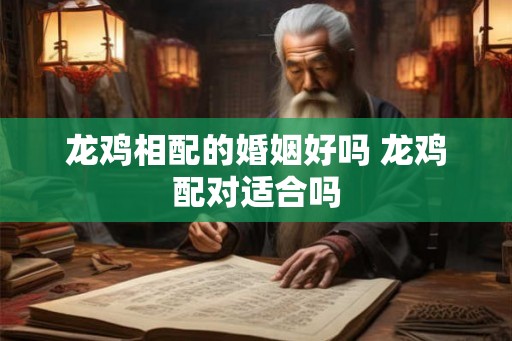 龙鸡相配的婚姻好吗 龙鸡配对适合吗