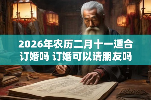2026年农历二月十一适合订婚吗 订婚可以请朋友吗
