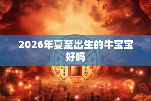 2026年夏至出生的牛宝宝好吗