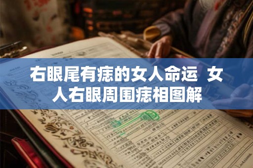 右眼尾有痣的女人命运  女人右眼周围痣相图解