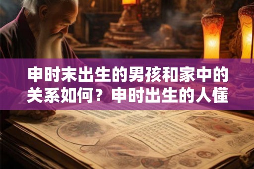 申时末出生的男孩和家中的关系如何？申时出生的人懂得享受？