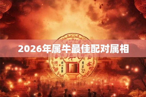 2026年属牛最佳配对属相