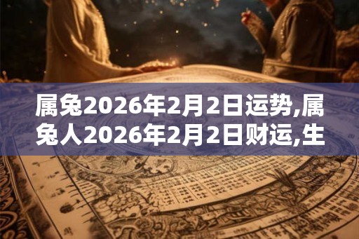 属兔2026年2月2日运势,属兔人2026年2月2日财运,生肖兔2026年2月2日运势