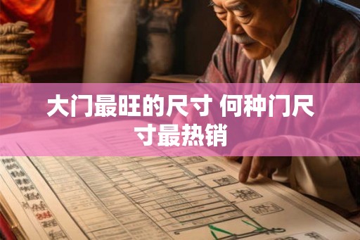 大门最旺的尺寸 何种门尺寸最热销 大门最旺的尺寸 何种门尺寸最热销