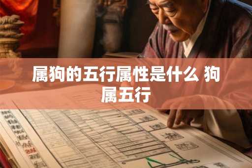 属狗的五行属性是什么 狗属五行