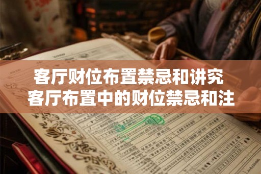 客厅财位布置禁忌和讲究 客厅布置中的财位禁忌和注意