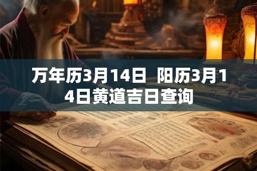 万年历3月14日 阳历3月14日黄道吉日查询 万年历3月14日 阳历3月14日黄道吉日查询