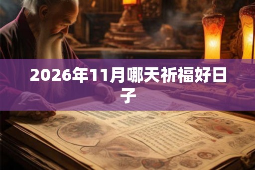 2026年11月哪天祈福好日子