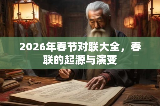 2026年春节对联大全,春联的起源与演变 2026年春节对联大全,春联的起源与演变