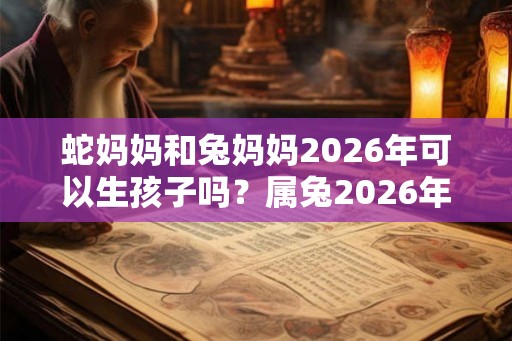 蛇妈妈和兔妈妈2026年可以生孩子吗？属兔2026年幸运色？