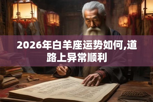 2026年白羊座运势如何,道路上异常顺利