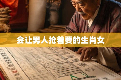 会让男人抢着要的生肖女