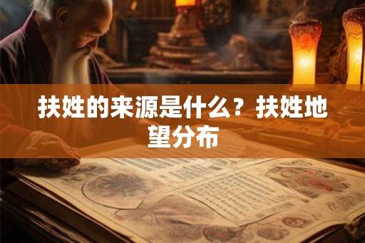 扶姓的来源是什么？扶姓地望分布