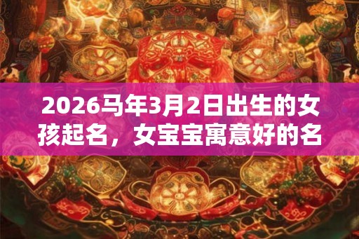 2026马年3月2日出生的女孩起名，女宝宝寓意好的名字大全