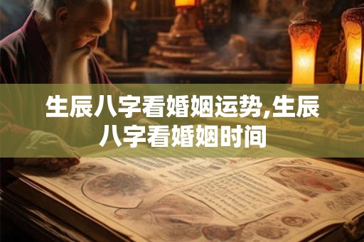 生辰八字看婚姻运势,生辰八字看婚姻时间 生辰八字看婚姻运势,生辰八字看婚姻时间