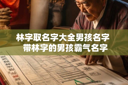 林字取名字大全男孩名字 带林字的男孩霸气名字 林字取名字大全男孩名字 带林字的男孩霸气名字