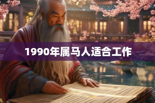 1990年属马人适合工作