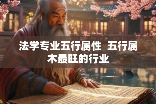 法学专业五行属性  五行属木最旺的行业