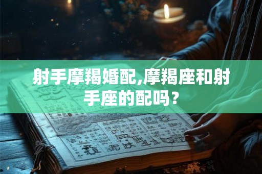 射手摩羯婚配,摩羯座和射手座的配吗？