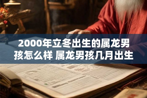 2000年立冬出生的属龙男孩怎么样 属龙男孩几月出生命好