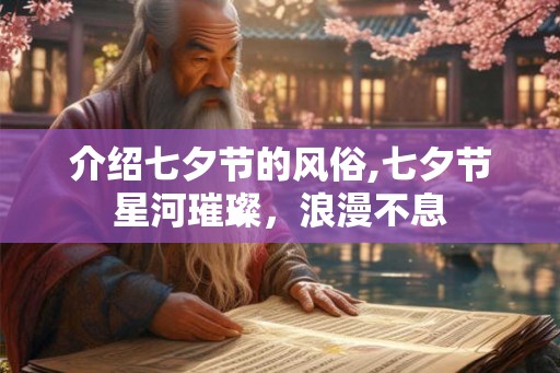 介绍七夕节的风俗,七夕节星河璀璨，浪漫不息