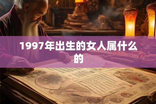 1997年出生的女人属什么的