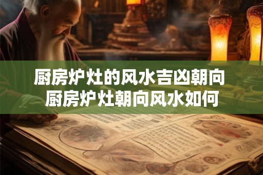 厨房炉灶的风水吉凶朝向 厨房炉灶朝向风水如何