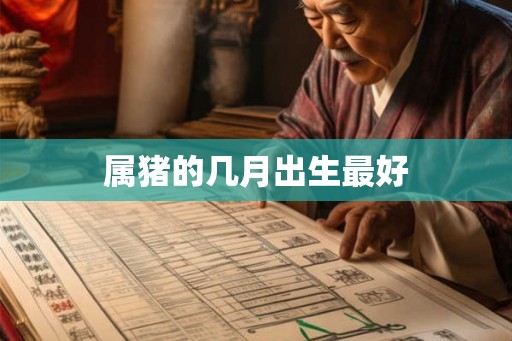 属猪的几月出生最好 属猪的几月出生最好
