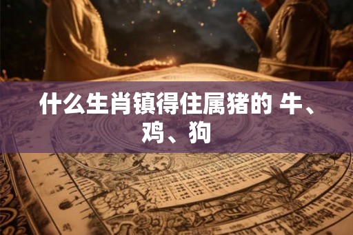 什么生肖镇得住属猪的 牛、鸡、狗