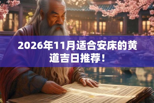 2026年11月适合安床的黄道吉日推荐! 2026年11月适合安床的黄道吉日推荐!