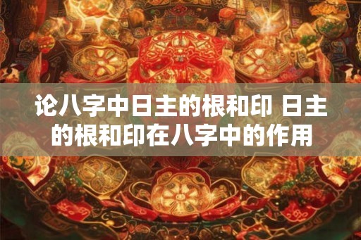 论八字中日主的根和印 日主的根和印在八字中的作用 论八字中日主的根和印 日主的根和印在八字中的作用