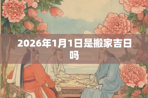 2026年1月1日是搬家吉日吗