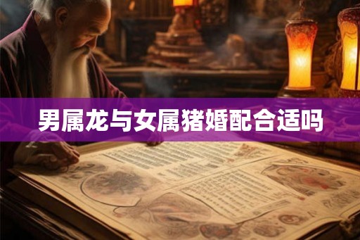 男属龙与女属猪婚配合适吗
