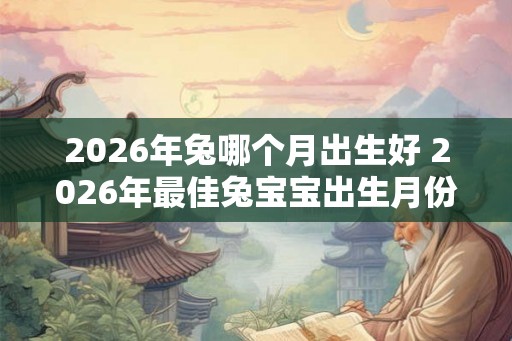2026年兔哪个月出生好 2026年最佳兔宝宝出生月份是