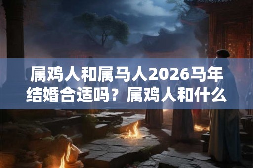 属鸡人和属马人2026马年结婚合适吗?属鸡人和什么属相的人不适合结婚? 属鸡人和属马人2026马年结婚合适吗?属鸡人和什么属相的人不适合结婚?