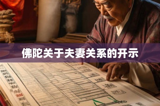 佛陀关于夫妻关系的开示