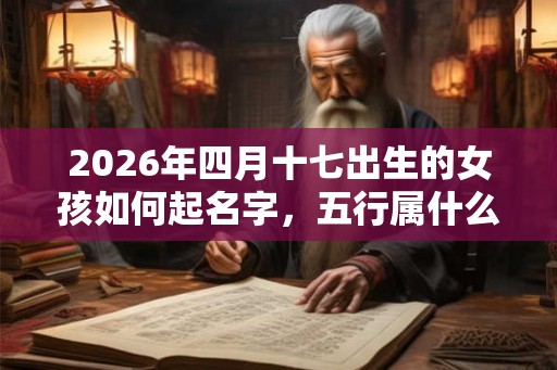 2026年四月十七出生的女孩如何起名字，五行属什么