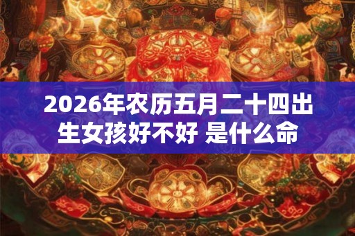 2026年农历五月二十四出生女孩好不好 是什么命
