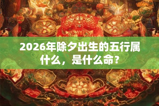 2026年除夕出生的五行属什么，是什么命？