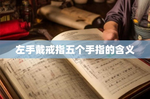 左手戴戒指五个手指的含义 左手戴戒指五个手指的含义